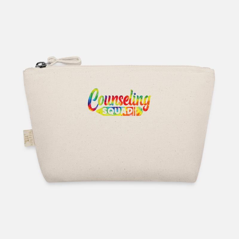 School Counselor Tie Dye Organic Pouch