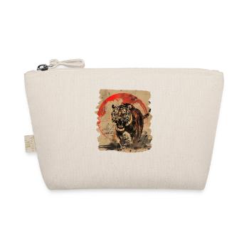 80er Jahre Retro Japanischer Tiger - Bio-Täschchen - Natur - Vorne