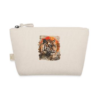 80er Jahre Retro Japanischer Tiger - Bio-Täschchen - Natur - Vorne