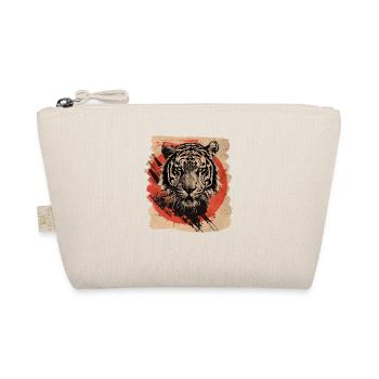 80er Jahre Retro Japanischer Tiger - Bio-Täschchen - Natur - Vorne