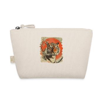 80er Jahre Retro Japanischer Tiger - Bio-Täschchen - Natur - Vorne
