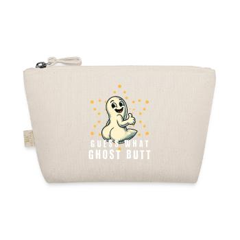 Halloween Costume Guess What Ghosts Butt - Organic Pouch - nature - Front