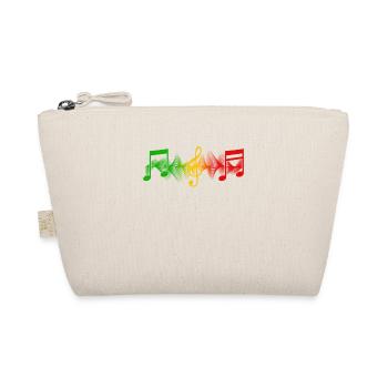 Rastafari Music Vibes Only Rasta Jamaica Reggae - Organic Pouch - nature - Front