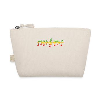 Rastafari Music Vibes Only Rasta Jamaica Reggae - Organic Pouch - nature - Front