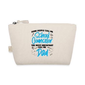 School Counselor Dad Some People - Bio-Täschchen - Natur - Vorne