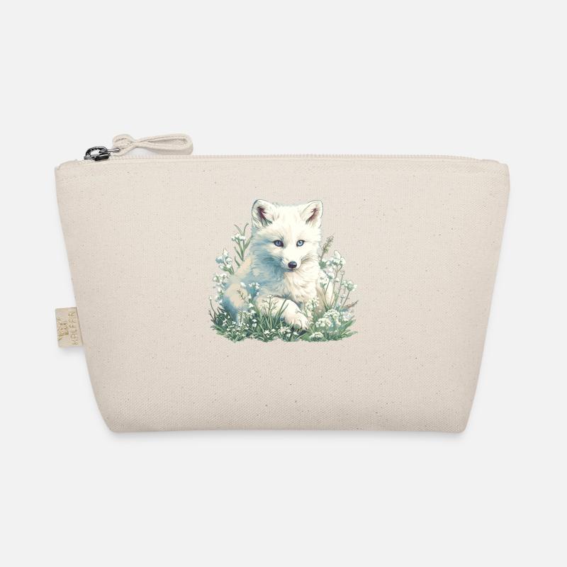 Arctic Fox Polarfüchse Polarfuchs - Bio-Täschchen - Natur