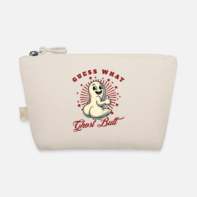 Guess What Ghosts Butt Funny Ghosts Saying Organic Pouch