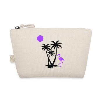 Palmiers flamants roses - Trousse biologique - nature - Devant