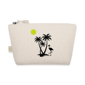 Palmiers flamants roses - Trousse biologique - nature - Devant