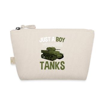 Panzerfahrer Armee Soldat Militär Panzer - Bio-Täschchen - Natur - Vorne