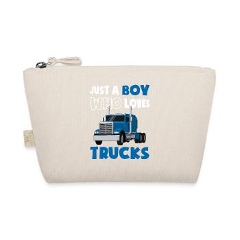 Truck Driver Truck Trucker Truck - Organic Pouch - nature - Front