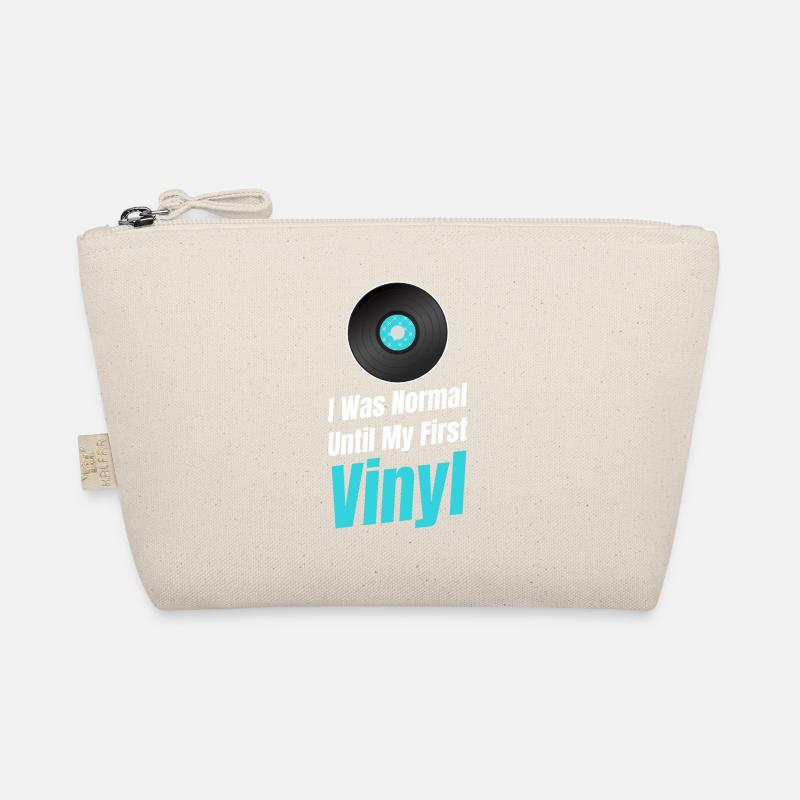 „i Was Normal Until My First Vinyl Antique Rustic Bio-Täschchen