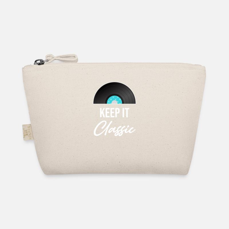 Keep It Classic Vinyl Collector Antique Rustic Bio-Täschchen