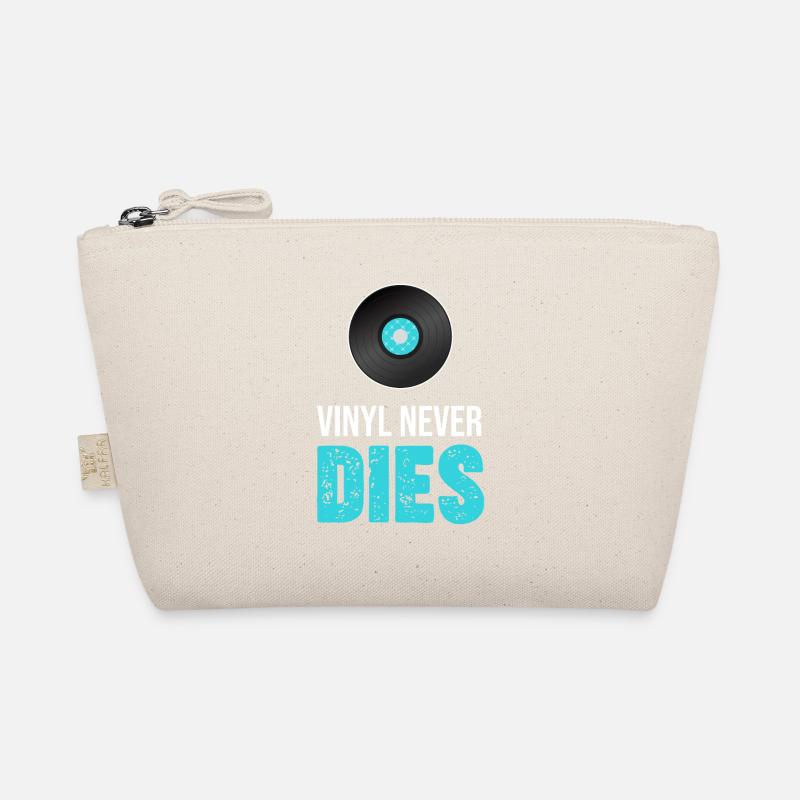 Vinyl Never Dies Collector Antique Rustic Organic Pouch