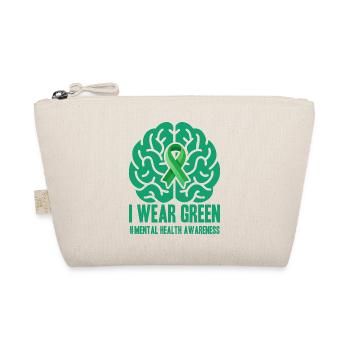 I Wear Green - Green Belt - Organic Pouch - nature - Front
