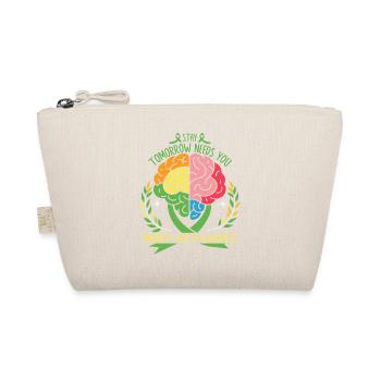 Colorful Brain for Mental Health - Organic Pouch - nature - Front