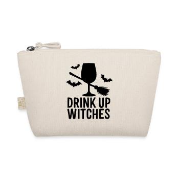 Halloween Hexen Spruch Drink Up Witches - Bio-Täschchen - Natur - Vorne