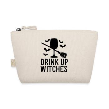 Halloween Hexen Spruch Drink Up Witches - Bio-Täschchen - Natur - Vorne