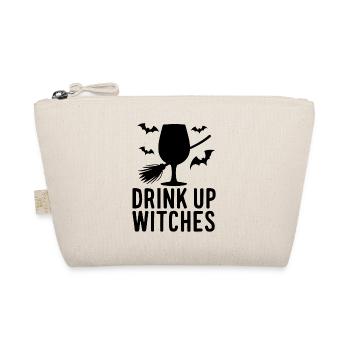 Halloween Hexen Spruch Drink Up Witches - Bio-Täschchen - Natur - Vorne