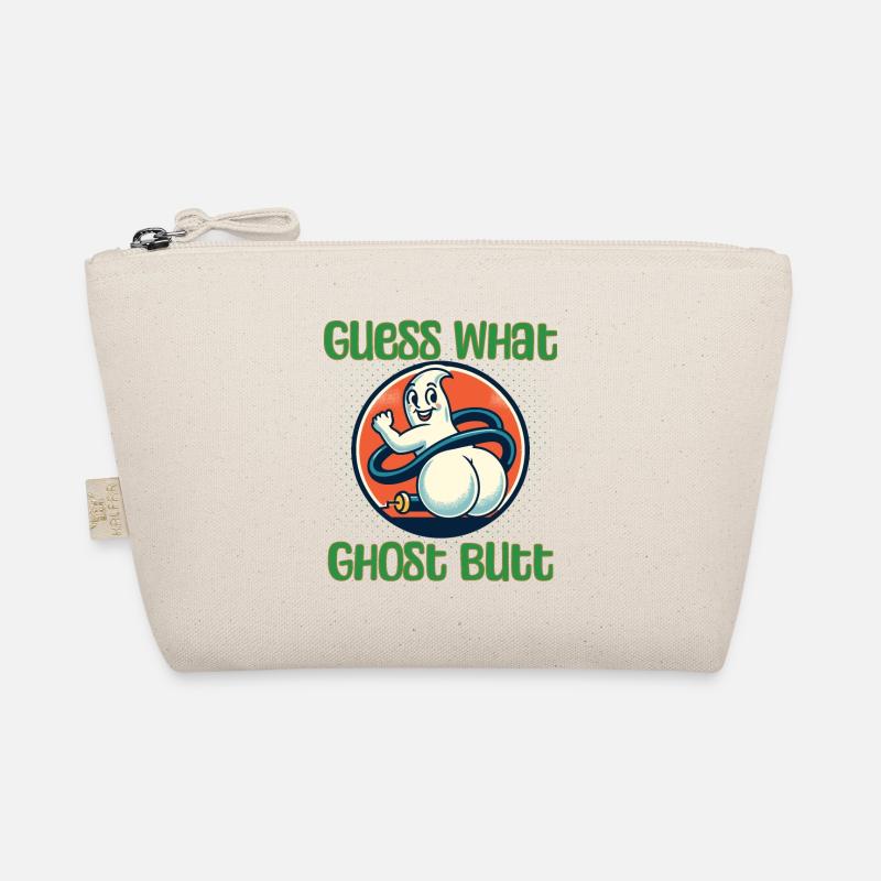 Guess What Ghosts Butt Funny Ghosts Saying Organic Pouch