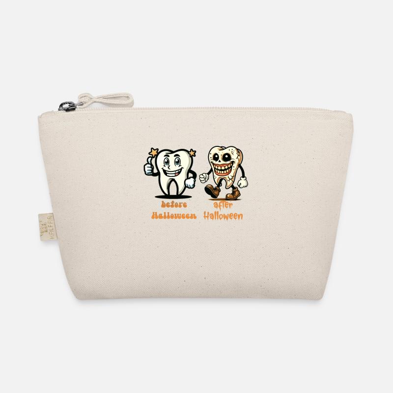 Teeth Before Halloween Funny Saying Design Organic Pouch