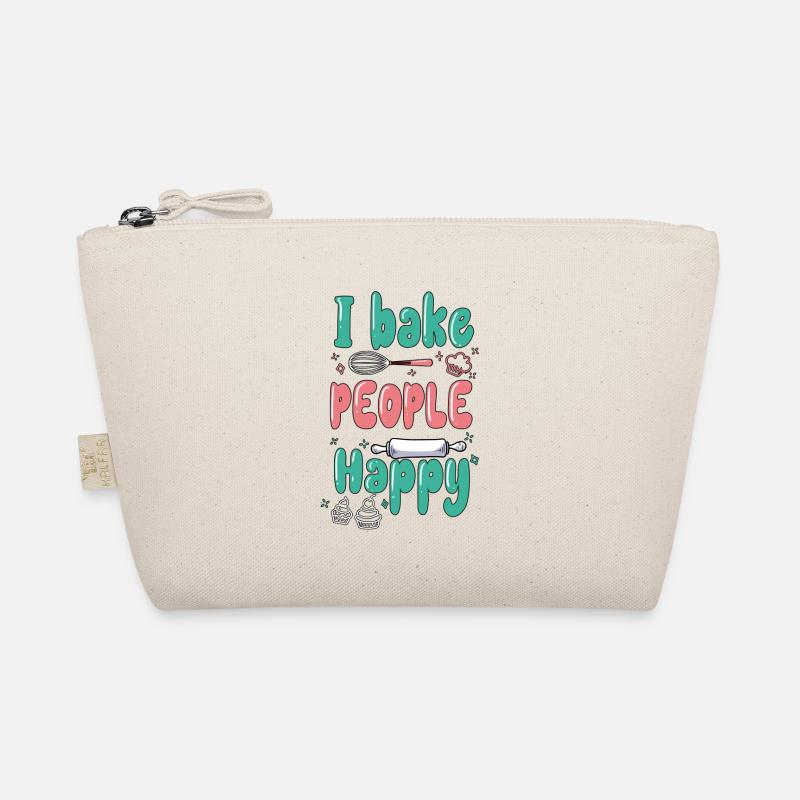 Baker Bakery I bake people happily Organic Pouch