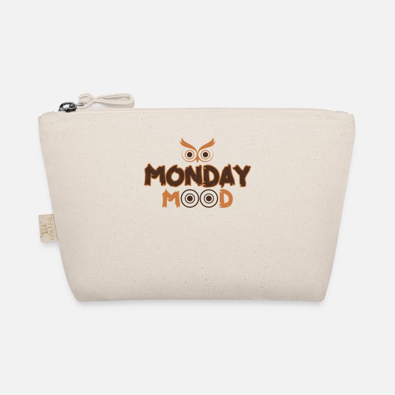 Monday Mood, Eule, Statement funny Montags Montag Bio-Täschchen