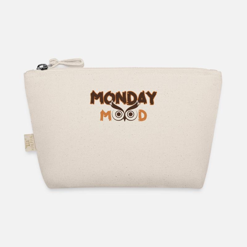 Lundi Mood, Eule, Déclaration drôle Montags Montag Trousse biologique