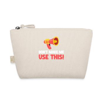 Don't let me use that! Funny Lifeguards - Organic Pouch - nature - Front