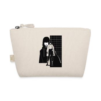 Illustration élégante en noir et blanc de la femme moderne - Trousse biologique - nature - Devant