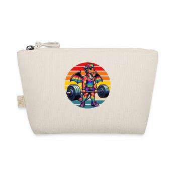 Strong Muscular Rainbow Dragon Lifting - Organic Pouch - nature - Front