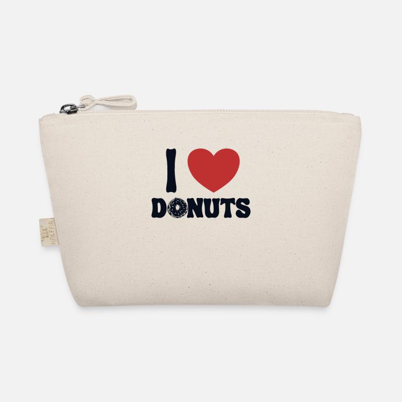 Ich liebe Donuts Donuts Maker Glasierter Liebhaber Donut Bio-Täschchen