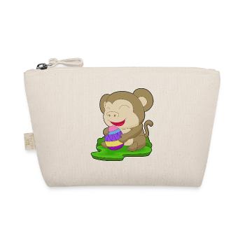 Monkey Easter Easter Egg - Organic Pouch - nature - Front