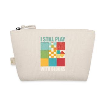 Funny Quilting I Still Play With Blocks Quilt - Trousse biologique - nature - Devant