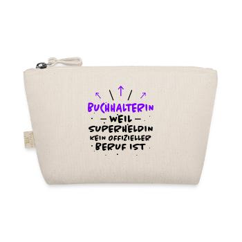 Buchhalterin Spruch Lustiges Buchhalterin Geschenk - Bio-Täschchen - Natur - Vorne