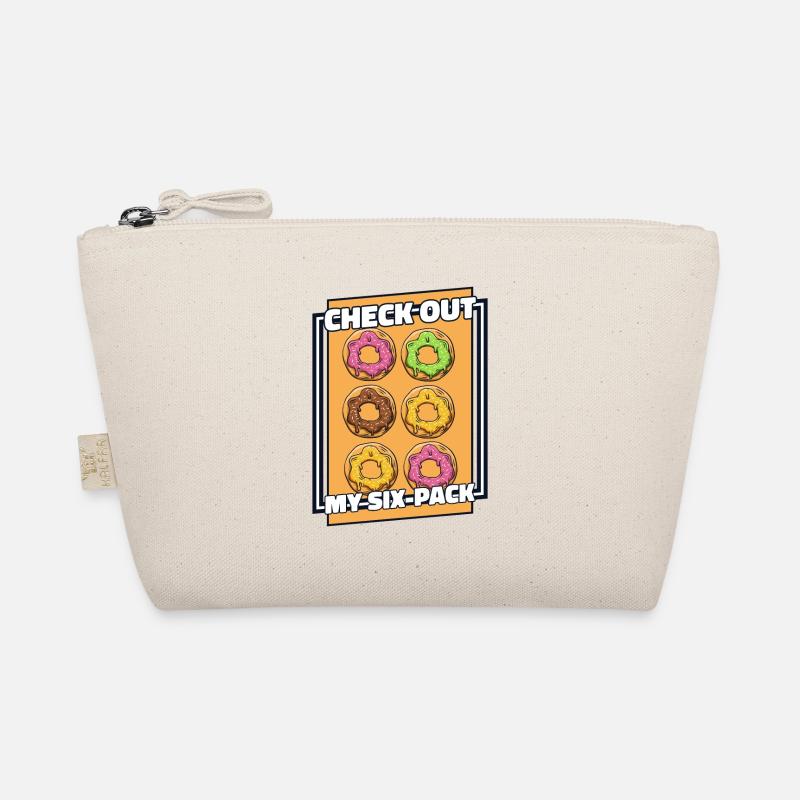 Check Out My Six-Pack Doughnut Glazed Maker Lover Organic Pouch