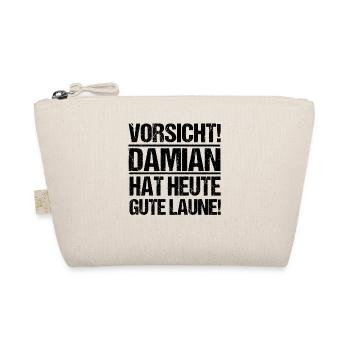 Prénom Damian - Trousse biologique - nature - Devant
