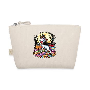 Drôle de licorne vampire aime les bonbons - Trousse biologique - nature - Devant