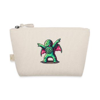 Funny Dancing Cthulhu Tentacle Creature - Organic Pouch - nature - Front