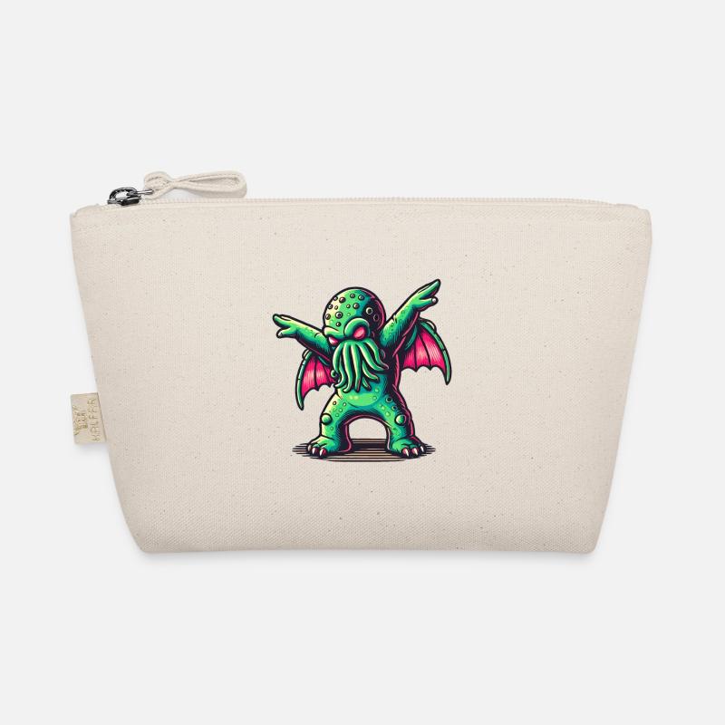 Funny Dancing Cthulhu Tentacle Creature Organic Pouch