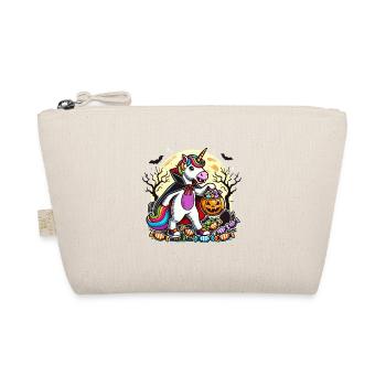 Drôle de licorne vampire aime les bonbons - Trousse biologique - nature - Devant