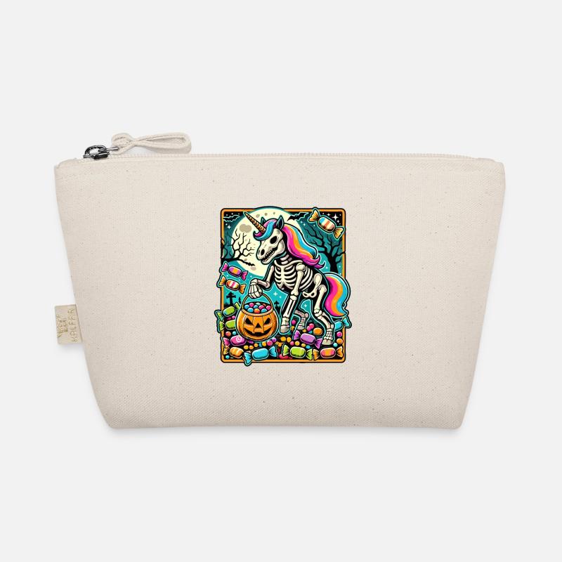 Drôle de squelette de licorne aime les bonbons Trousse biologique
