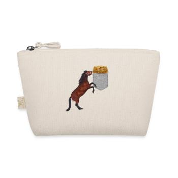 Cheval Cherchant Du Foin Dans Votre Fausse Poche Drôle - Trousse biologique - nature - Devant