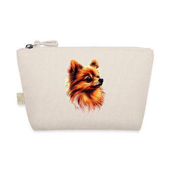 Pomeranian Pomeranian Pom Sweet German Spitz - Organic Pouch - nature - Front