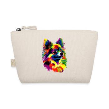 Pomeranian Pomeranian Pomeranian Pom Spitz Dog - Organic Pouch - nature - Front