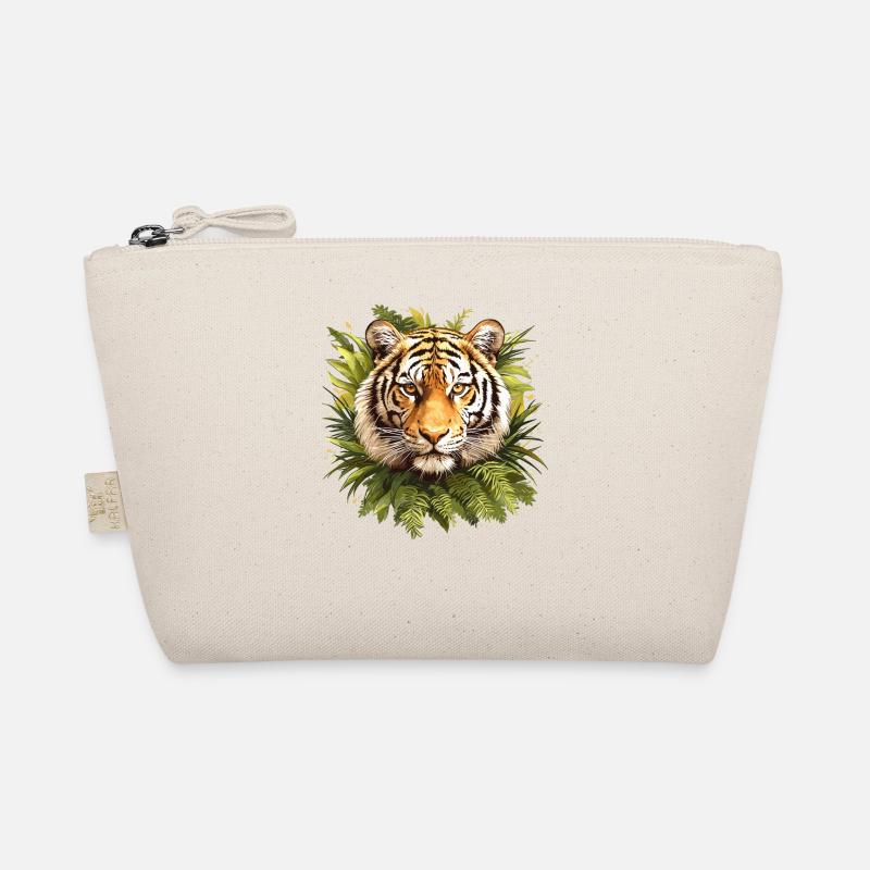 Tiger - Bio-Täschchen - Natur
