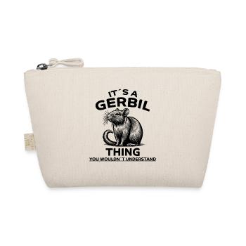 Gerbille disant rat de course drôle gerbille cadeau - Trousse biologique - nature - Devant
