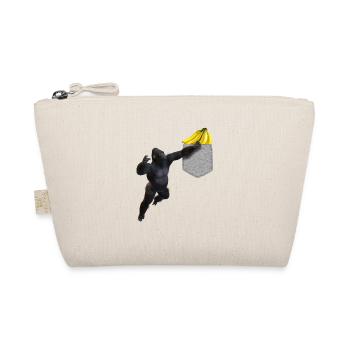 Gorille Atteignant Banane Dans Fausse Poche Drôle - Trousse biologique - nature - Devant