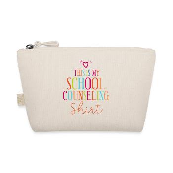 School Counselor This Is My School - Organic Pouch - nature - Front