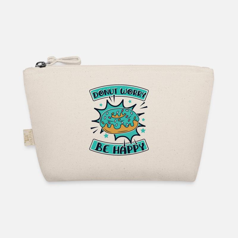 Donut Worry Be Happy Doughnut Maker Glazed Lover Organic Pouch